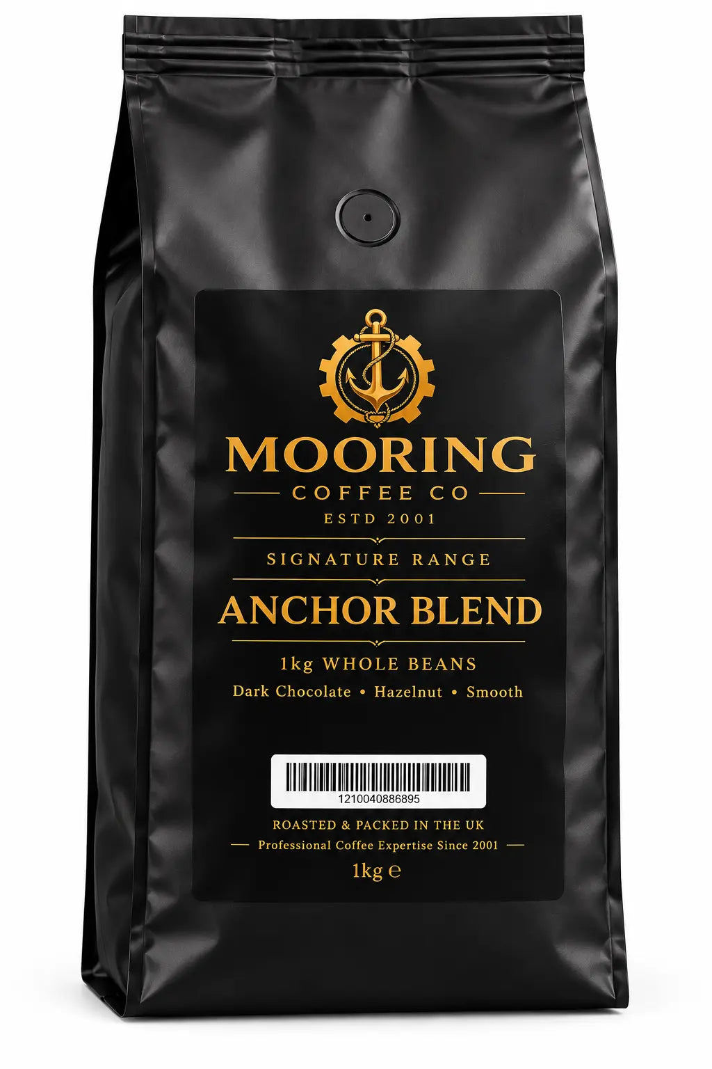 Mooring Coffee Co Anchor Blend Medium Dark Roast Espresso Super Crema Smooth 1KG Mooring Coffee Co Ltd