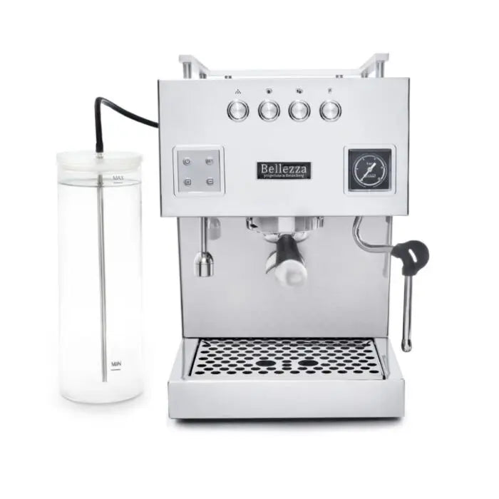 BELLEZZA BELLONA DOMESTIC ESPRESSO MACHINE - STAINLESS STEEL Mooring Coffee Co Ltd