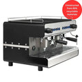 IBERITAL TRADITIONAL COFFEE MACHINE IB7 COMPACT 2-GRP 2850W - PURE BLACK TALL CUP/ALTO Mooring Coffee Co