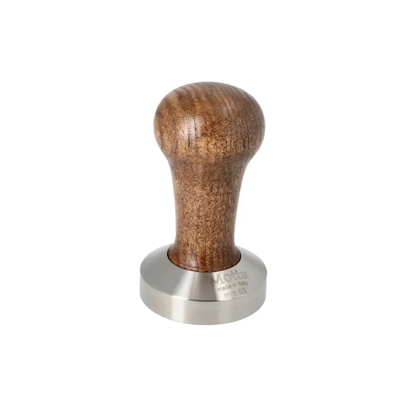 MOTTA WOODEN COFFEE TAMPER - FLAT BASE 53MM JESUK