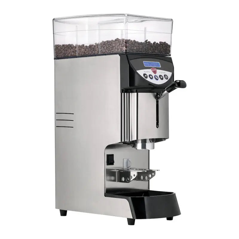 EUREKA MYTHOS PLUS COFFEE GRINDER W/57MM BUILT-IN DYNAMETRIC TAMPER - SILVER JESUK