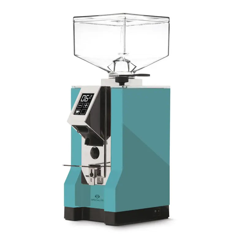 EUREKA MIGNON SPECIALITA COFFEE GRINDER - TIFFANY BLUE/CHROME JESUK