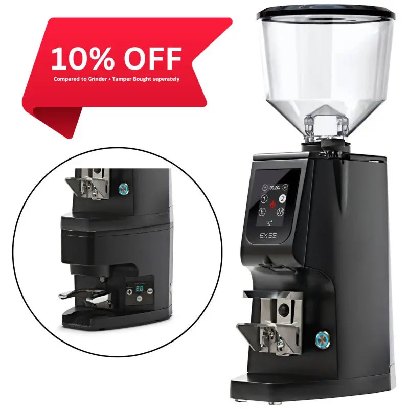 EUREKA ATOM EXCELLENCE 65 GRINDER WITH ATOM AUTO TAMPER - BLACK JESUK