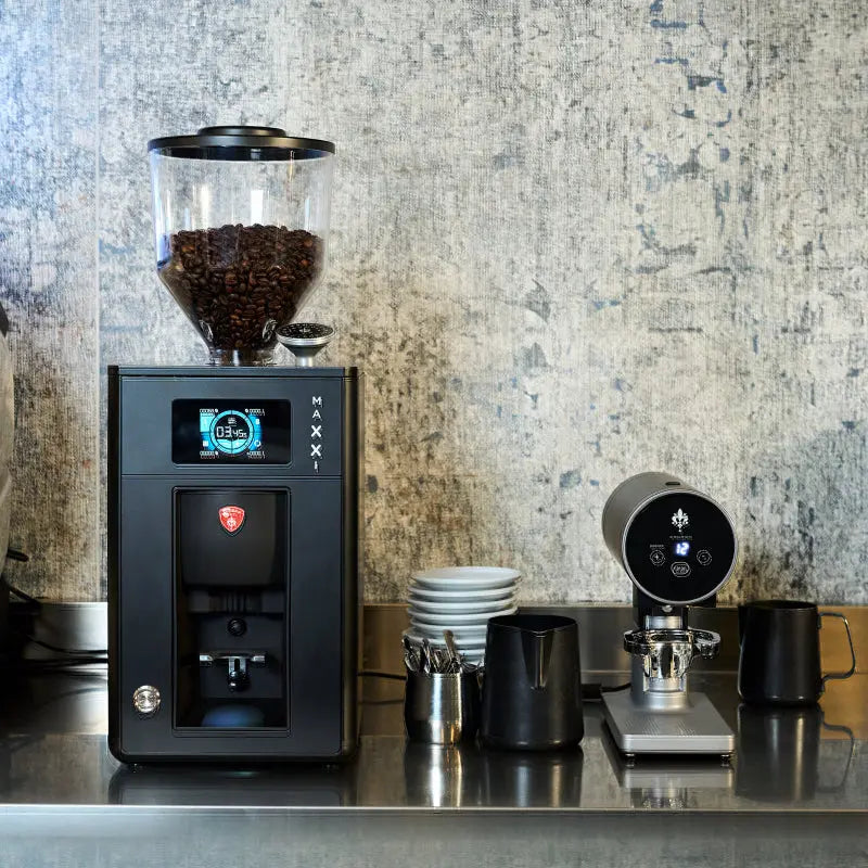 EUREKA MAXXI GRINDER WITH DISKO AUTO TAMPER - BLACK JESUK