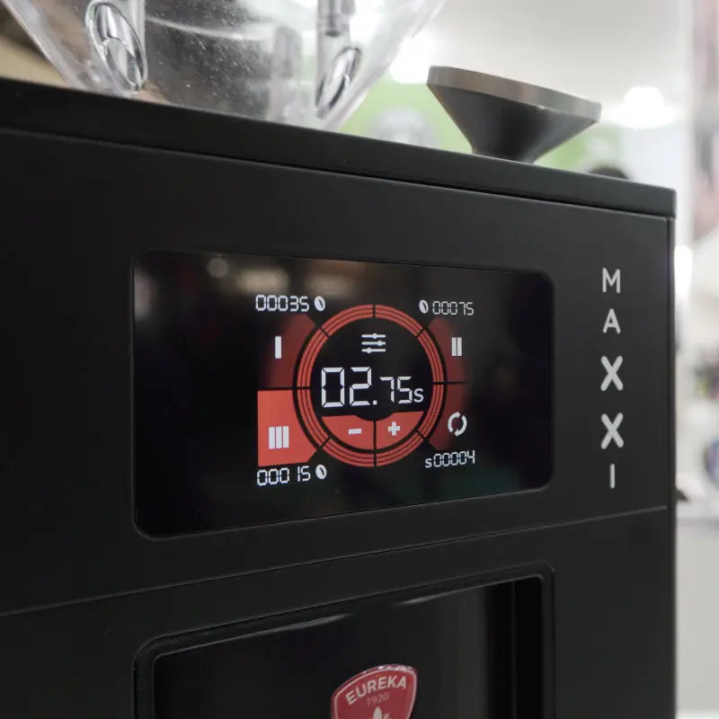EUREKA MAXXI GRINDER WITH DISKO AUTO TAMPER - BLACK JESUK
