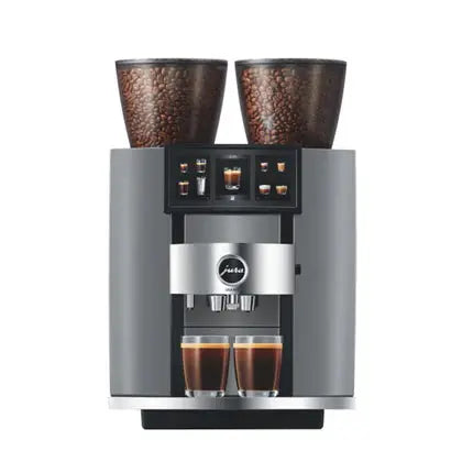 Jura GIGA W10 Professional Coffee Machine - Diamond Silver Tank Fill Mooring Coffee Co