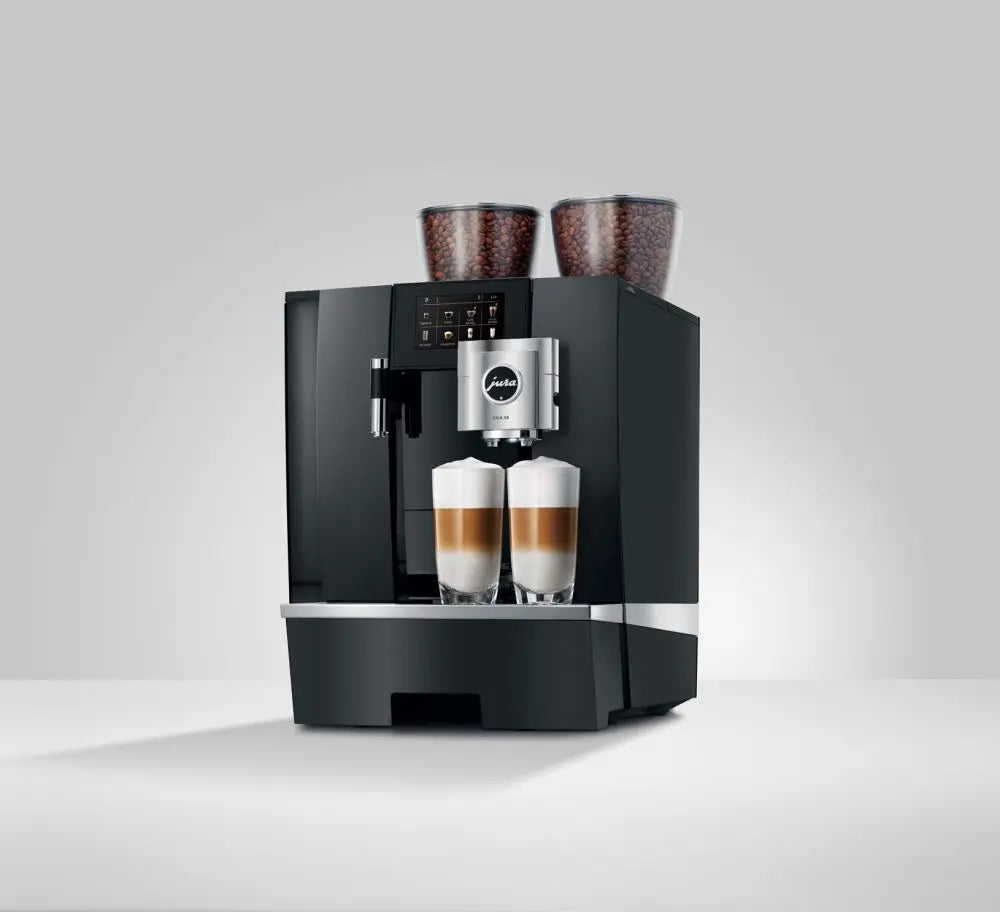 Jura GIGA X8C Gen II Black Aluminium Bean To Cup Coffee Machine Plumbed Mooring Coffee Co