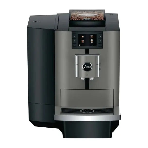 Jura X10 Dark Inox Professional Bean To Cup Coffee Machine Tank Fill Mooring Coffee Co