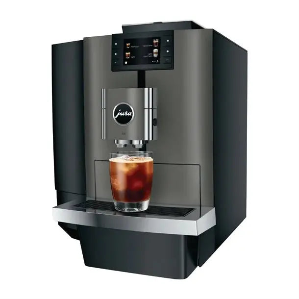 Jura X10 Dark Inox Professional Bean To Cup Coffee Machine Tank Fill Mooring Coffee Co