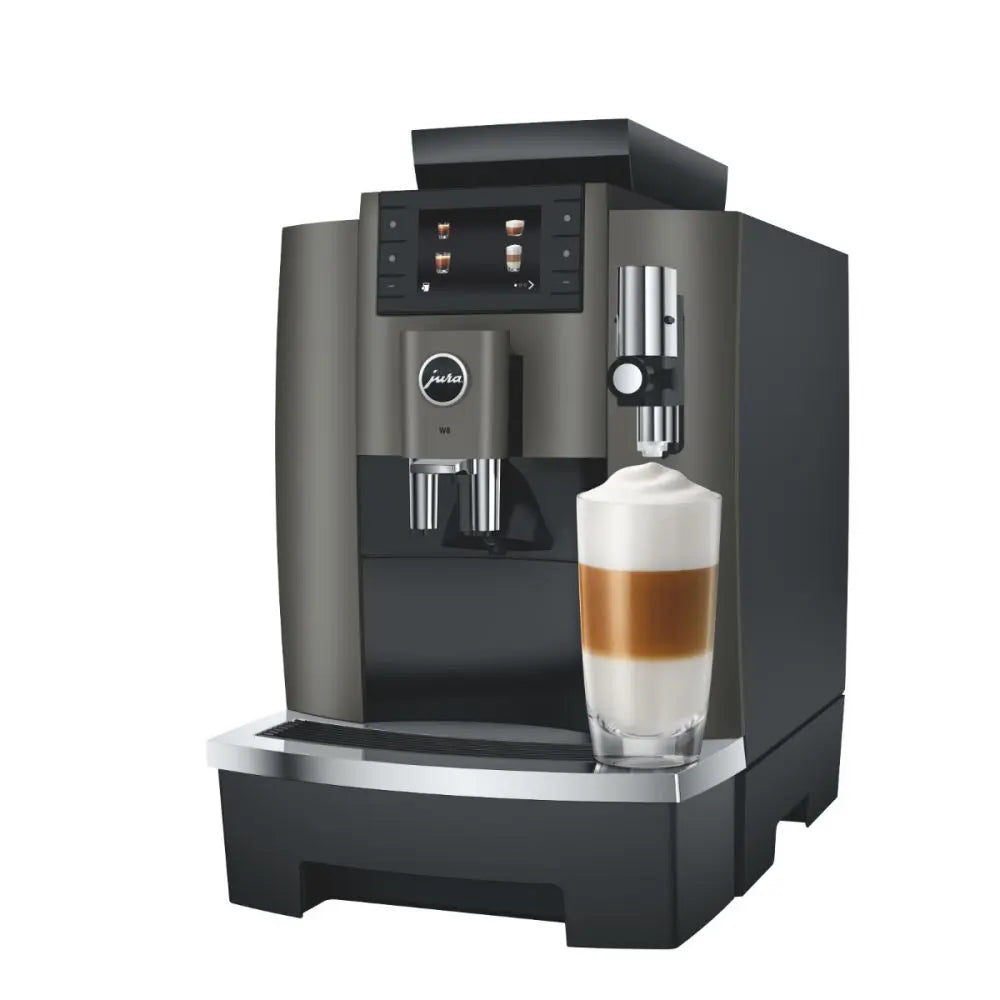 Jura W8 Dark Inox Professional Bean To Cup Coffee Machine Mooring Coffee Co