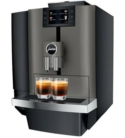 Jura X4 Dark Inox Professional Bean To Cup Coffee Machine Tank Fill Mooring Coffee Co